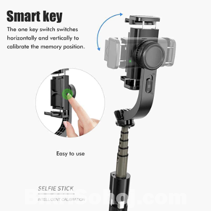 Q08 Gimbal Stabilizer Bluetooth Tripod Selfie Stick